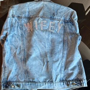 Custom WIFEY Denim Jacket